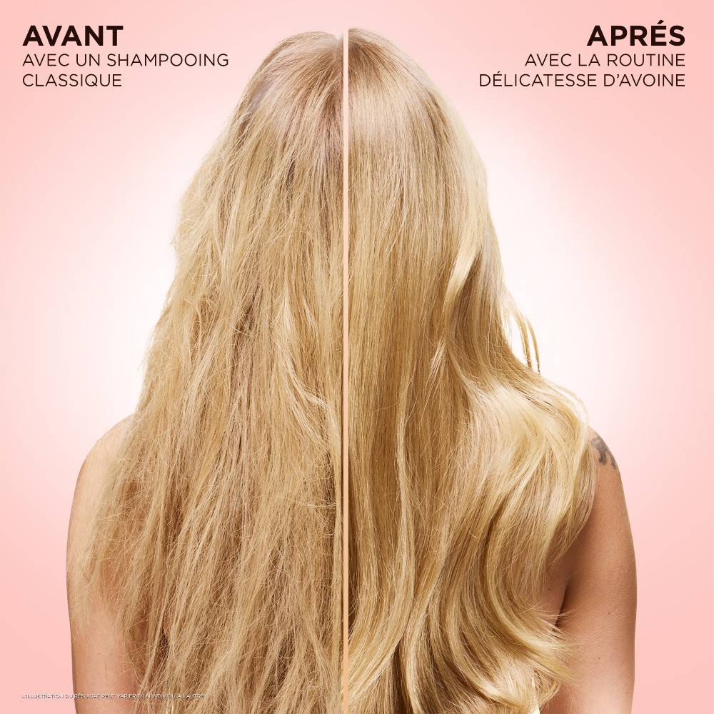 4349 GAC ecom haircare ultradoux doypack Jul2024 oatdelicacy before after FR